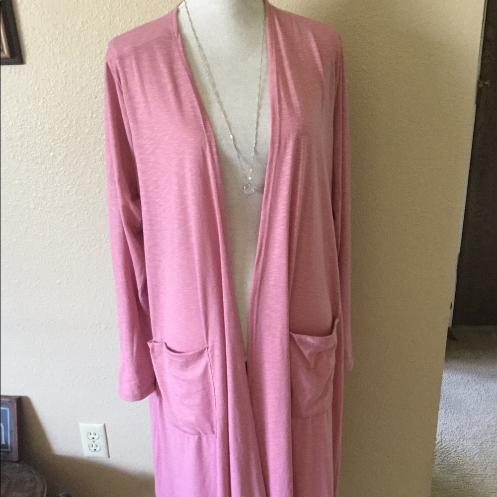 ➡️ Lularoe sarah mauve dusty rose XL duster